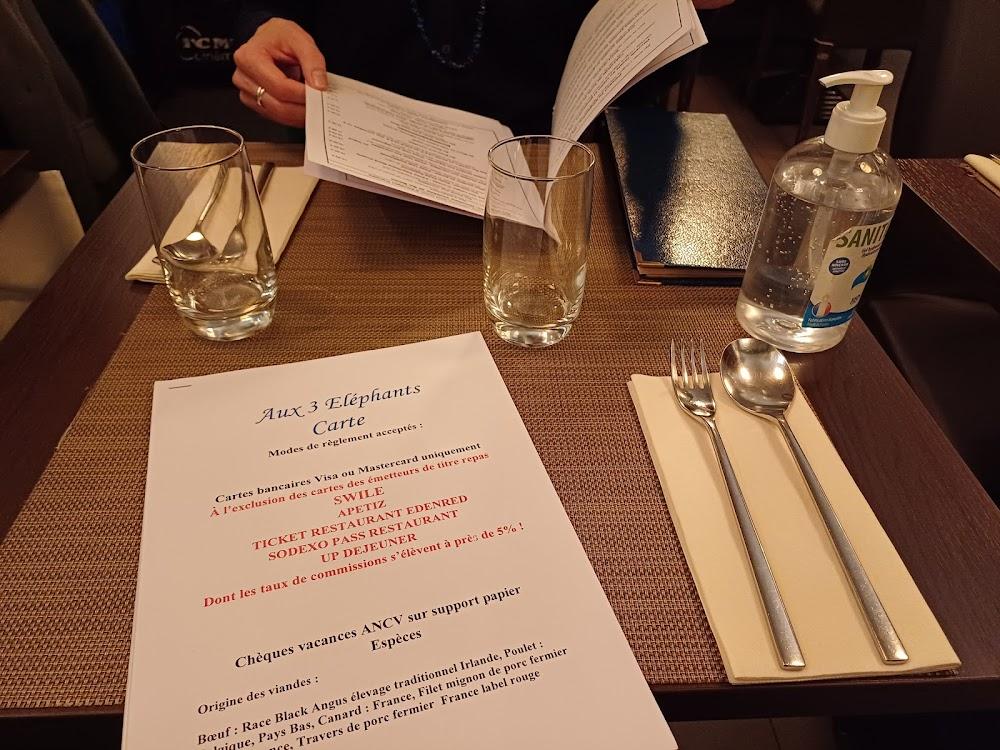 Aux 3 Eléphants - Menu Image 4